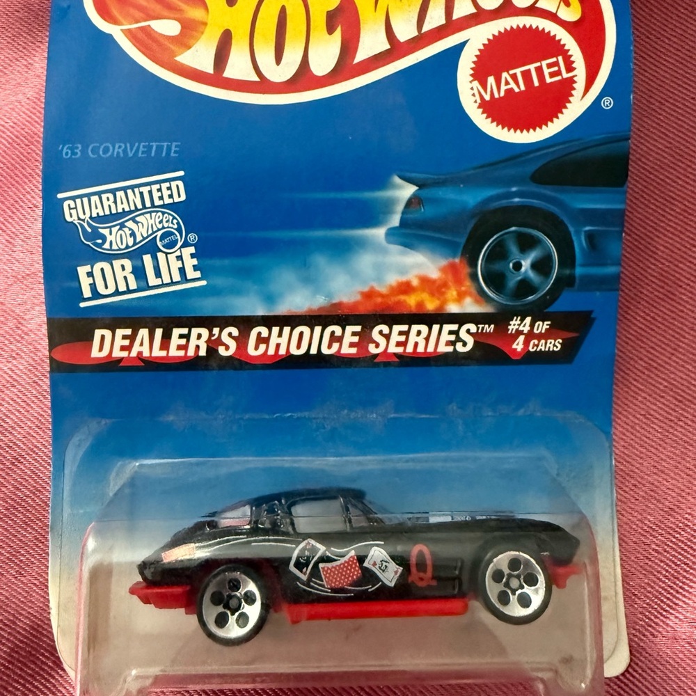 Mattel Hot Wheels Black and Red Die-Cast Car